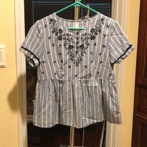 XHILARATION PEPLUM